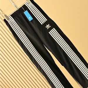 Adidas Black and White Track Pants